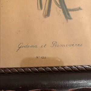 Framed Art Print with Brown Frame